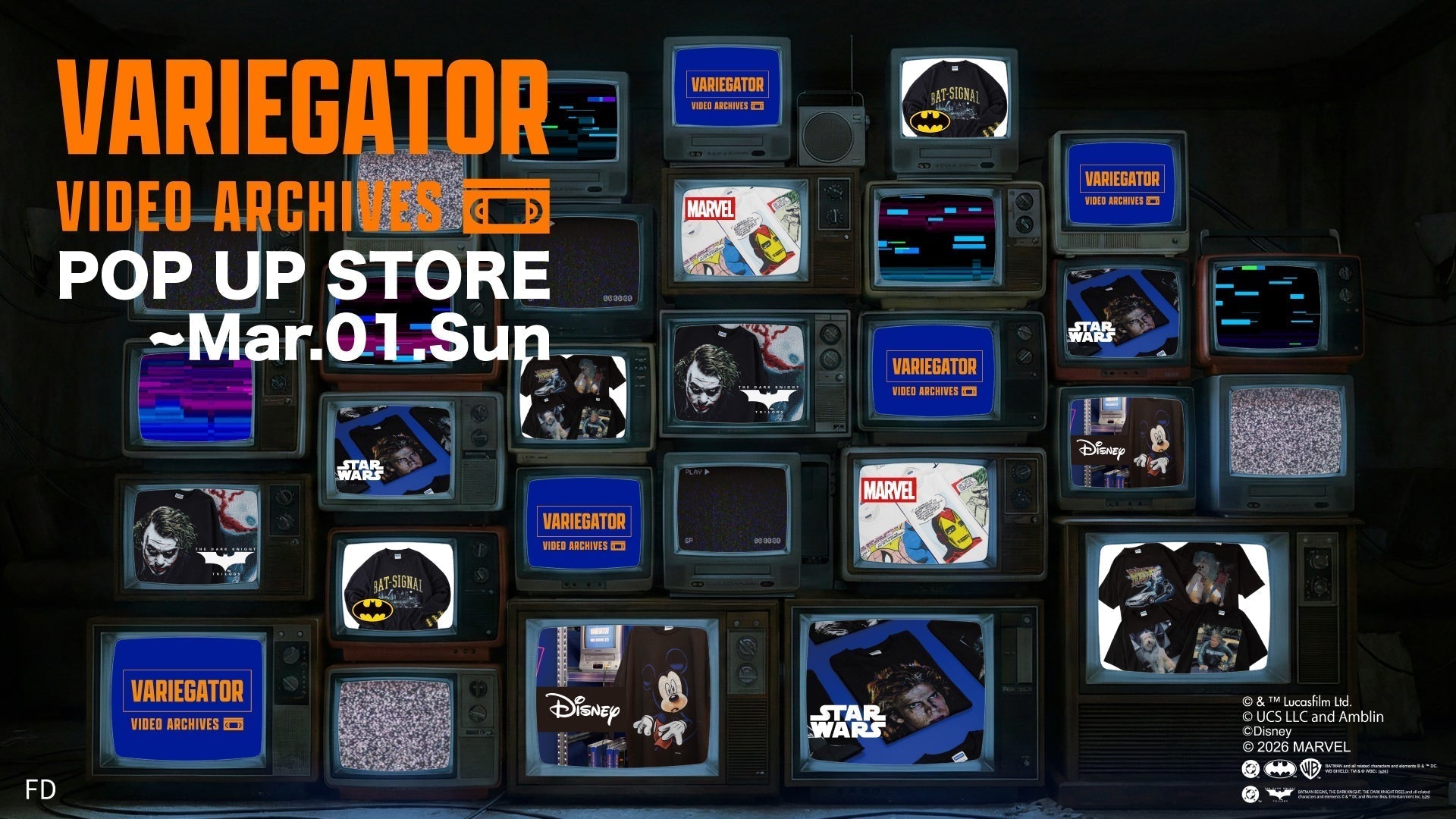 『VARIEGATOR POPUP 』in SHIBUYA TSUTAYA 開催！