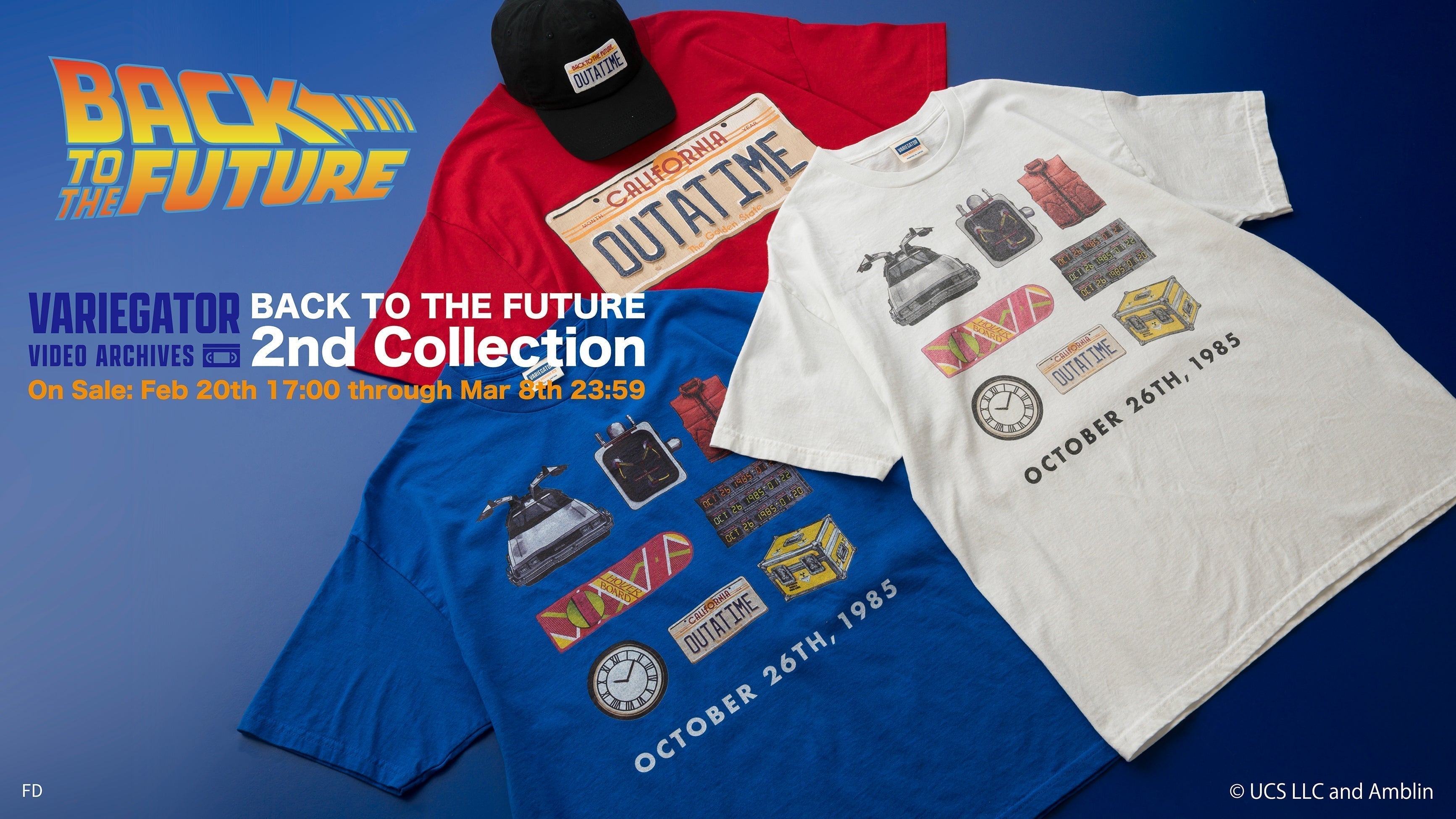 第2弾『BACK TO THE FUTURE／2nd COLLECTION 』予約販売開始