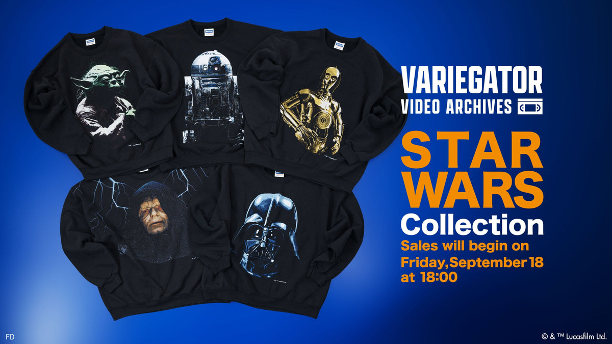 新作『STAR WARS』人気デザインにスウェットが登場！【9月18日発売】
