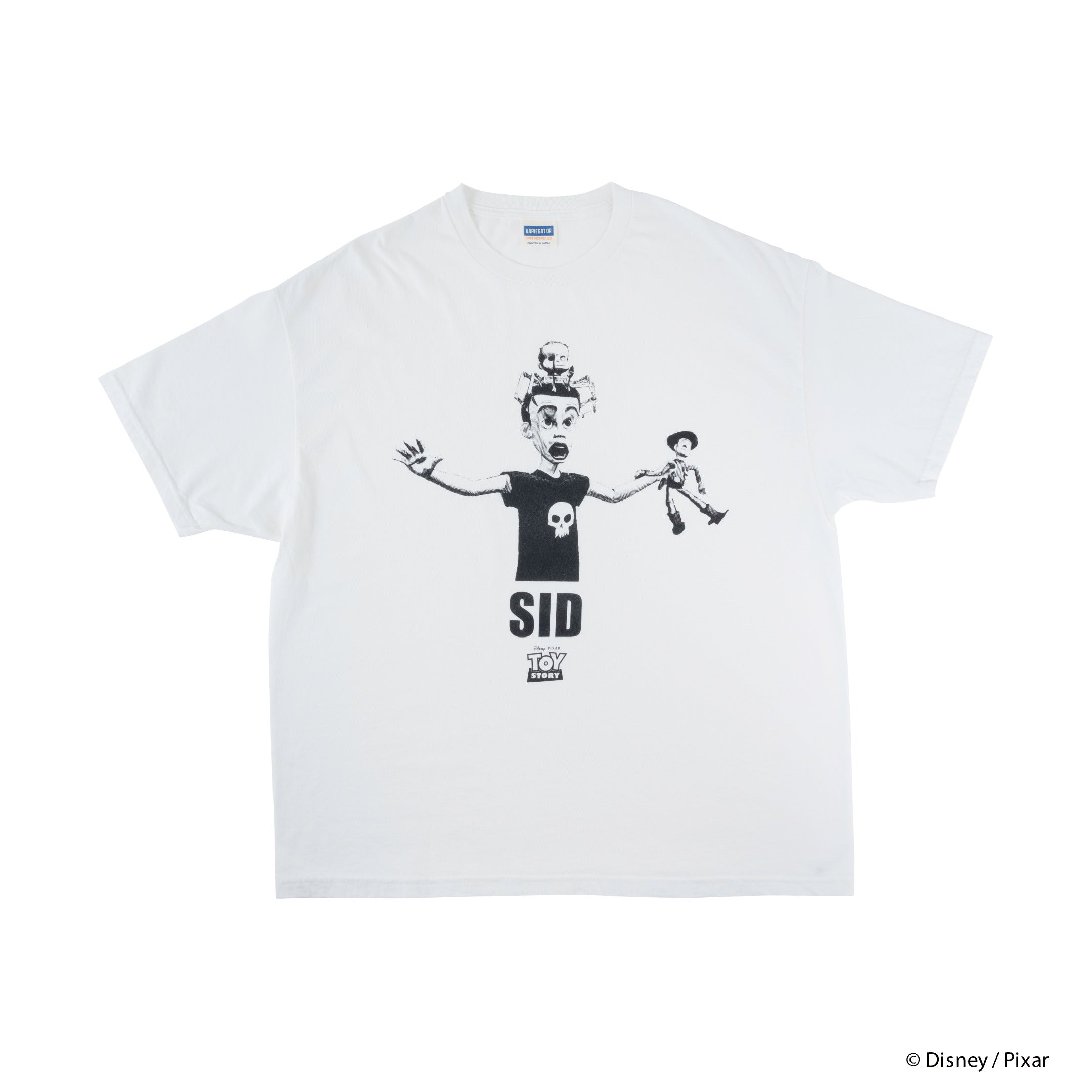 トイストーリー Sid Tee VARIEGATOR Tシャツ シド Sid Phillip Surprised /Tee | VARIEGATOR